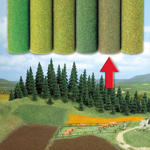 Gelände-Teppich Waldboden/Herbstbraun