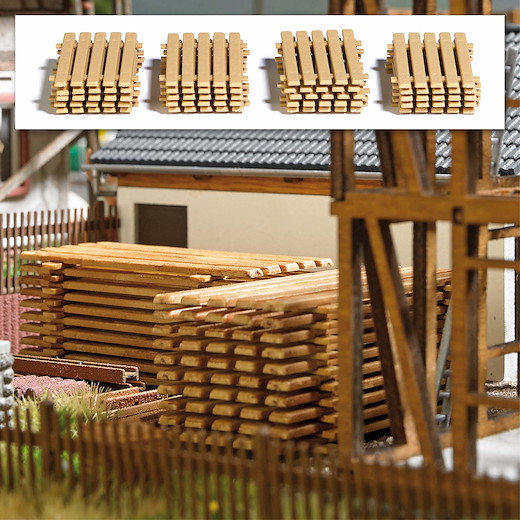 Mini-Set: Bretterstapel