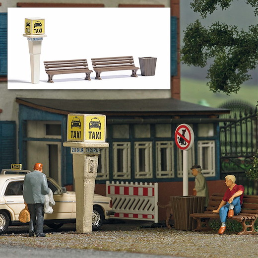Mini-Set: Taxisäule BRD