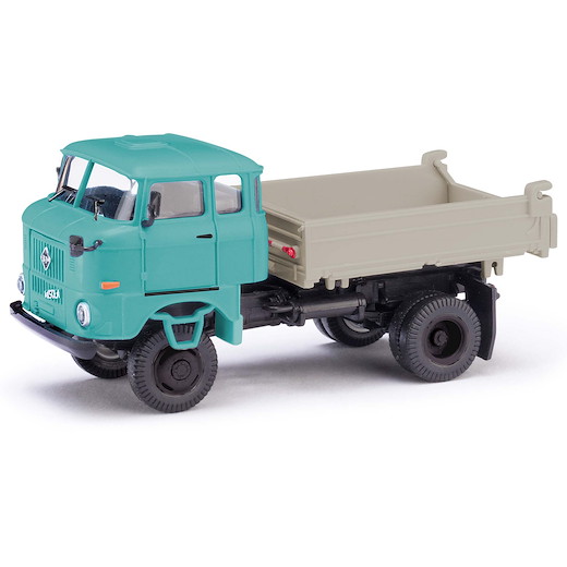 ESPEWE: IFA W50 LA/3SK (Dreiseitenkipper), Speditionskabine, Blaugrau