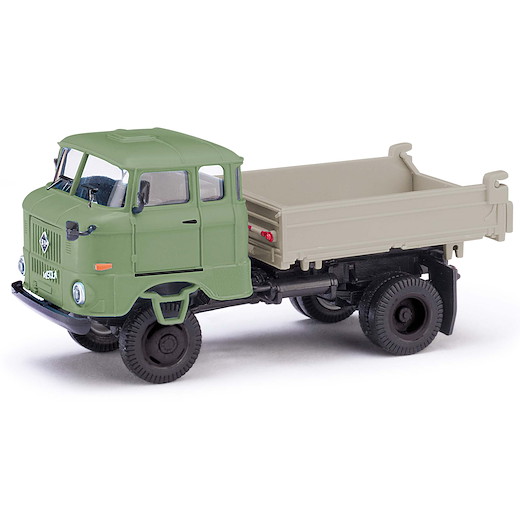 ESPEWE: IFA W50 LA/3SK (Dreiseitenkipper), Speditionskabine, Blassgrün