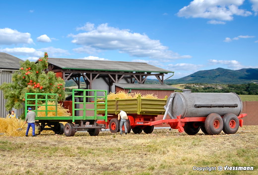 H0 Landwirtschaftliche Anhänger, 3 Stück