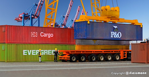 H0 40-Fuss-Container, 6 Stück