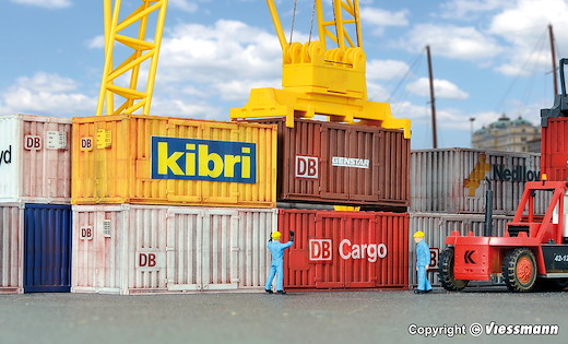 H0 20-Fuss-Container, 6 Stück