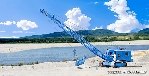 H0 MENCK Bagger M154 LC mit Schürfkübel