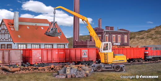 H0 LIEBHERR R934 Umschlaggerät mit Greifer