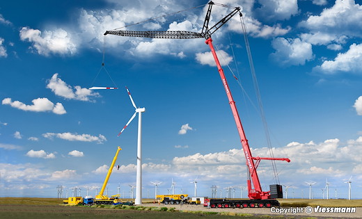 H0 LIEBHERR LTM 1400 mit Wippspitze