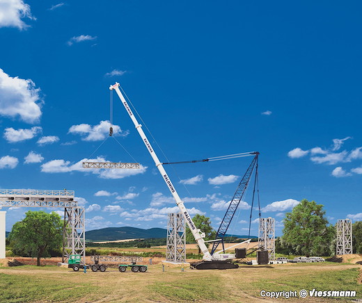 H0 LIEBHERR LTR 1800 Tele Derrick