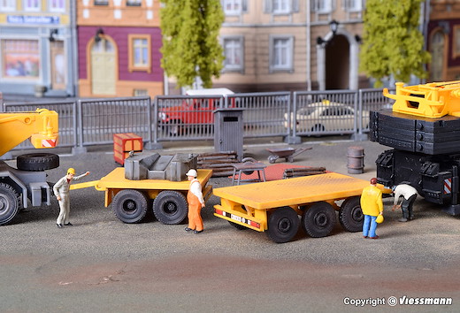 H0 Gewichtanhänger für Mobilkräne, 2 Stück