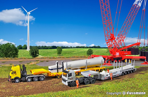 H0 Windkraftanlagentransport