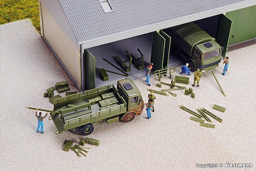 H0 Bundeswehr Zurüstsatz für Einsatzfahrzeuge