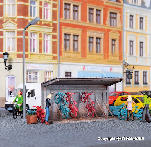 H0 Deko-Set Fahrradständer