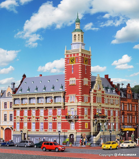 H0 Rathaus Leer