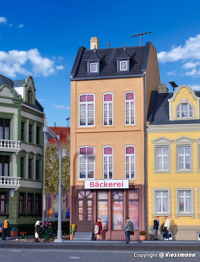 H0 Stadthaus Eiscafé/Bäckerei in Düsseldorf