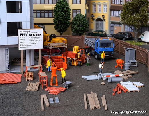 H0 Deko-Set Baustellenzubehör