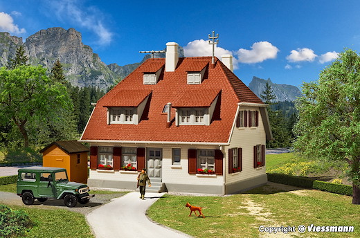 H0 Einfamilienhaus Bergwald