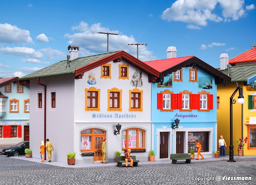 H0 Schlossapotheke und Antiquitäten in Tölz