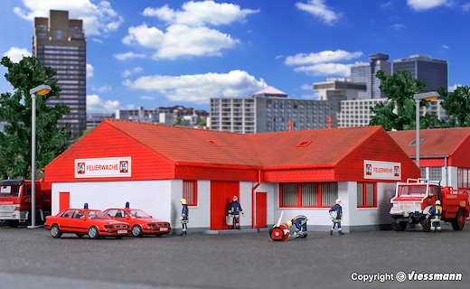 H0 Feuerwehr Verwaltungsgebäude