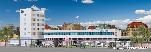 H0 Bahnhof Kehl inkl. Etageninnenbeleuchtung