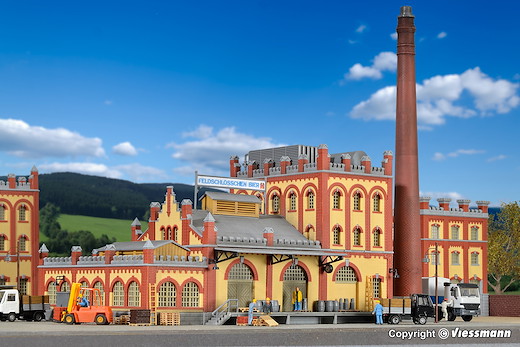 H0 Kühlhaus und Anlieferung Brauerei Feldschlösschen