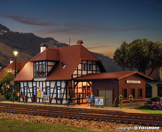 H0 Bahnhof Spatzenhausen