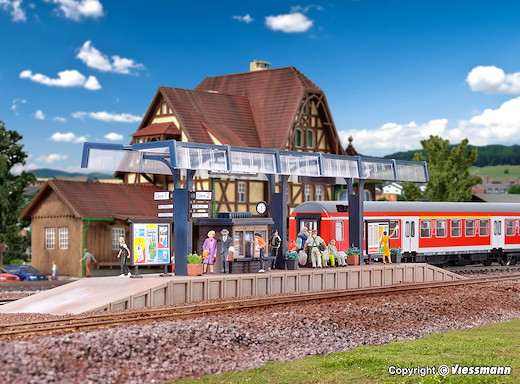 H0 Bahnsteig Emswald