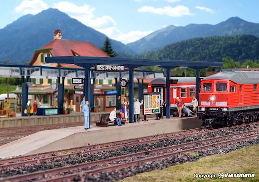 H0 Bahnsteig Kreuzeck