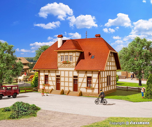 H0 Fachwerk-Siedlungshaus