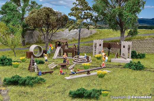 H0 Deko-Set Abenteuerspielplatz