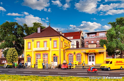 H0 DHL Deutsche Post Gebäude