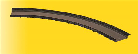 H0 Fahrbahn gebogen, 22,9 cm, 1 Stück