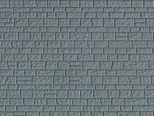 H0 Mauerplatte Naturstein aus Kunststoff, 21,8 x 11,9 cm