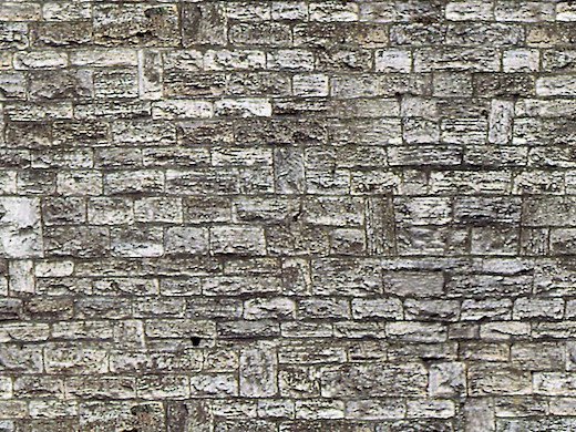 H0 Mauerplatte Haustein aus Karton, 25 x 12,5 cm, 10 Stück