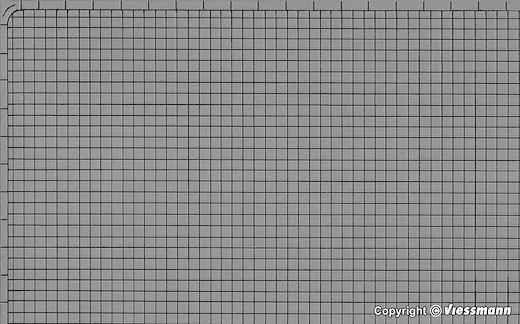 H0 Gehwegplatte aus Karton, 25 x 12,5 cm, 10 Stück