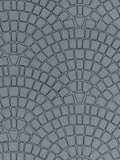 H0 Mauerplatte Kopfsteinpflaster aus Karton, 25 x 12,5 cm, 10 Stück