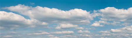 Hintergrundkulisse Wolken, vierteilig, L 266 x B 80 cm