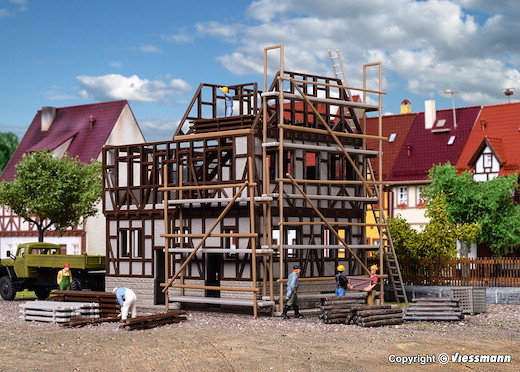 H0 Fachwerk-Rohbau