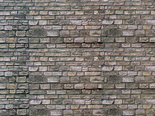 N Mauerplatte Mauerstein aus Karton, 25 x 12,5 cm, 10 Stück