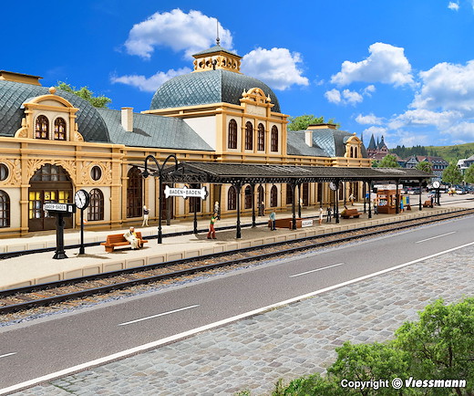 N Bahnsteig Baden-Baden, siebenteilig