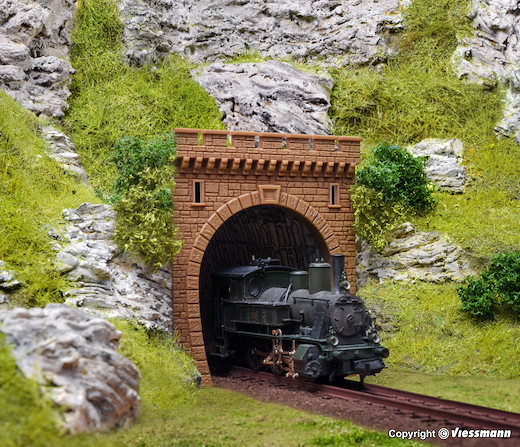 N Tunnelportal, eingleisig, 2 Stück