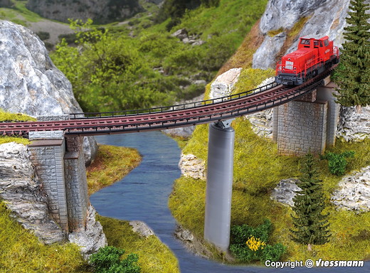 N Fahrbahn gebogen, 2 Stück
