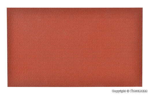 H0 Mauerplatte Klinker aus Steinkunst, L 28 x B 16 cm