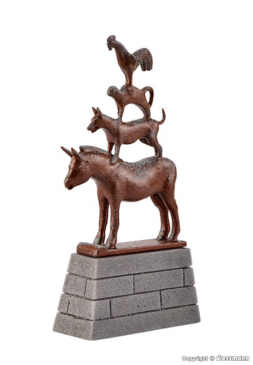 H0 Bremer Stadtmusikanten Statue