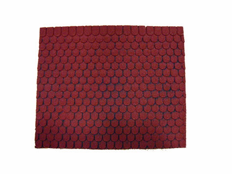 0 Dachplatte Biberschwanz aus Steinkunst, L 54 x B 16 cm
