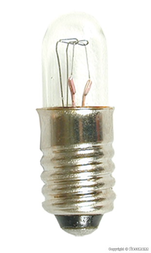 Glühlampen weiss E 5,5, Ø 5 mm, 18 V, 40 mA, 5 Stück