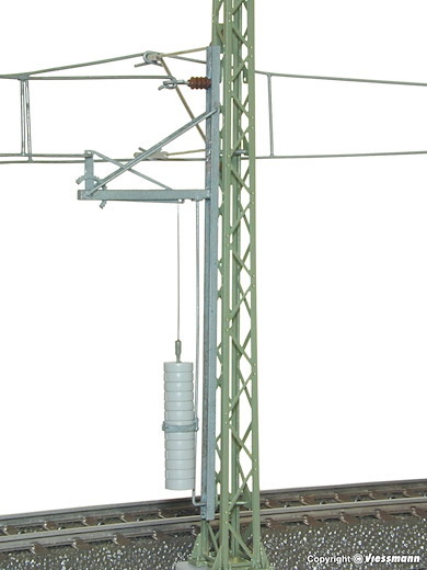H0 Hebelspannwerk mit Abspannmast