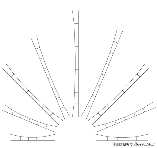 N Universal-Fahrdraht 163 – 179 mm, 5 Stück