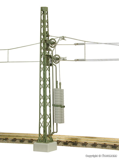 N Radspannwerk mit Abspannmast