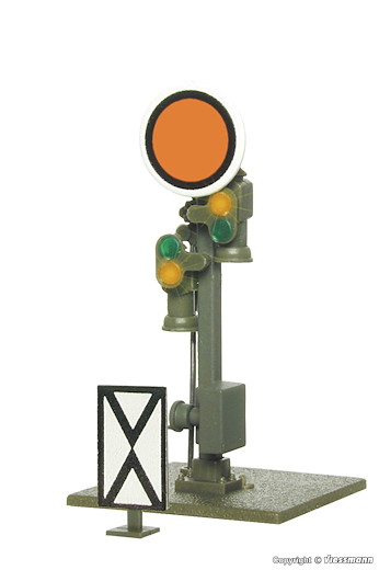 N Form-Vorsignal, Scheibe beweglich
