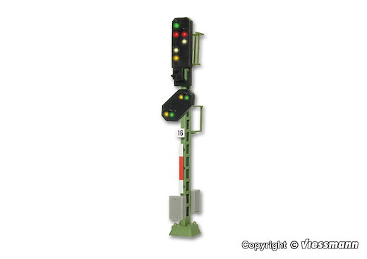 N Licht-Ausfahrsignal mit Vorsignal